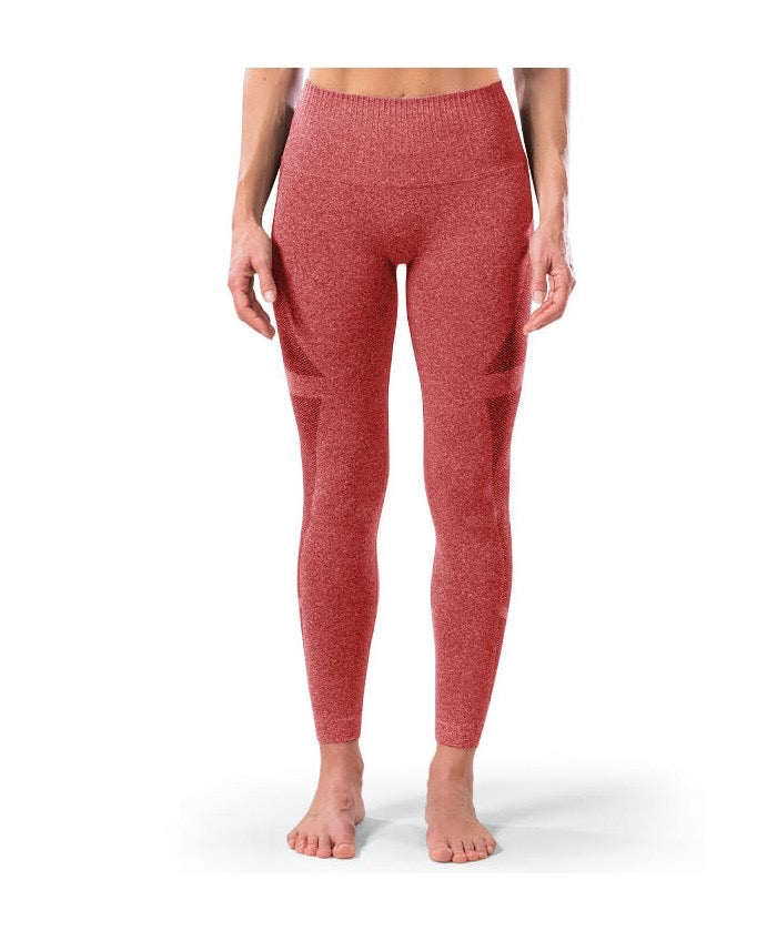 POWER FIT LEGGINGS, RUBY RED