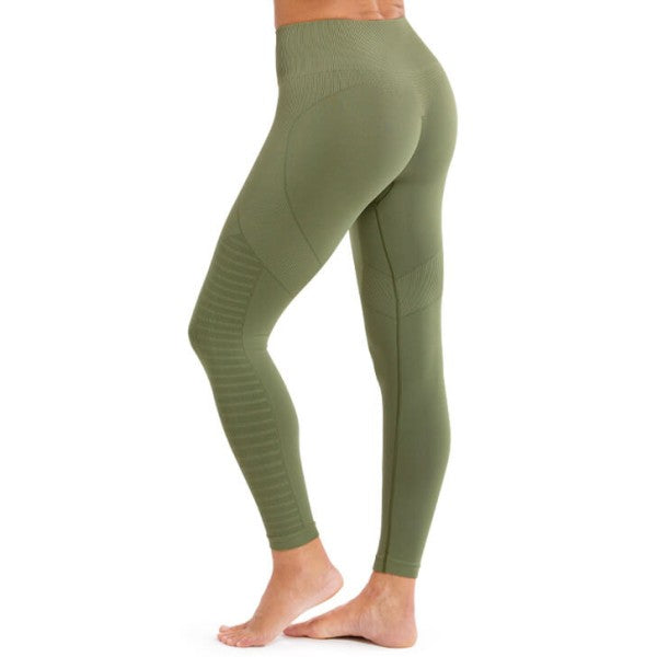 GRØNNE KOMFORT-LEGGINGS